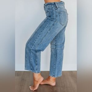 Kate Vervet Jeans, Blue Boyfriend Jeans for Women - Sz 26